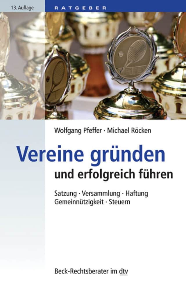 Portada de libro para Vereine gründen und erfolgreich führen