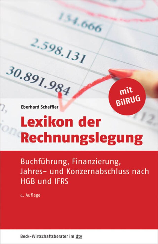 Buchcover für Lexikon der Rechnungslegung