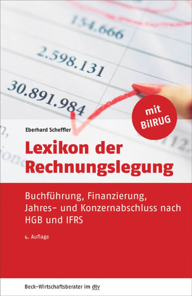 Copertina del libro per Lexikon der Rechnungslegung