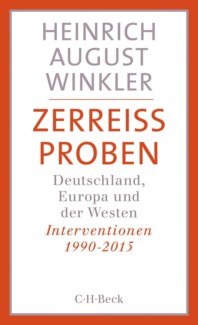 Okładka książki dla Zerreissproben