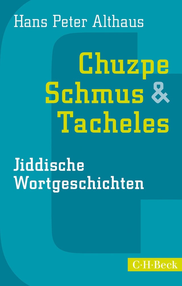 Portada de libro para Chuzpe, Schmus & Tacheles