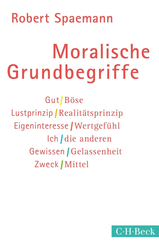Portada de libro para Moralische Grundbegriffe