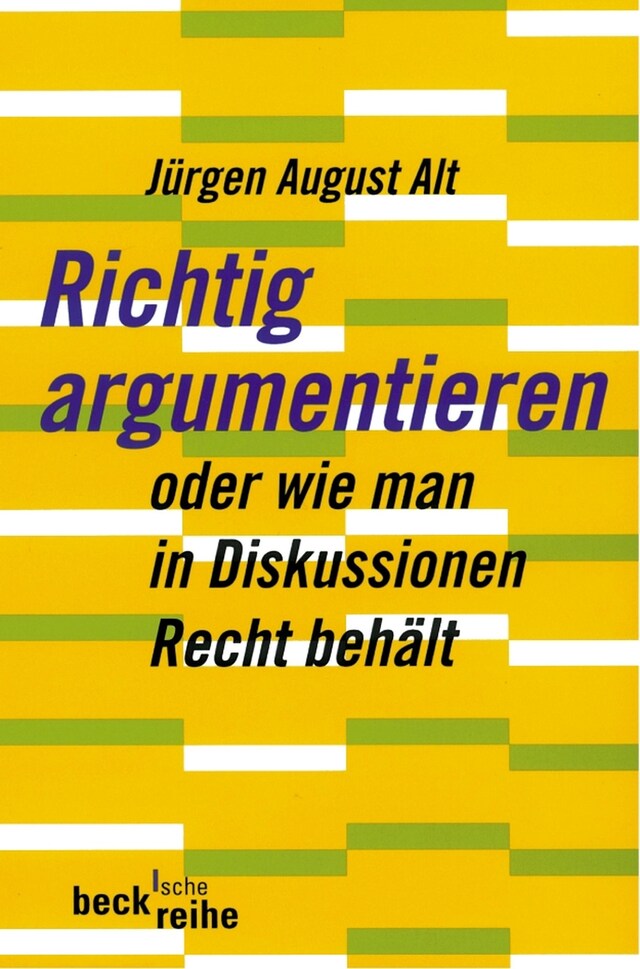 Book cover for Richtig argumentieren