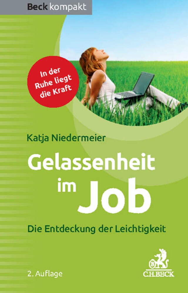 Book cover for Gelassenheit im Job