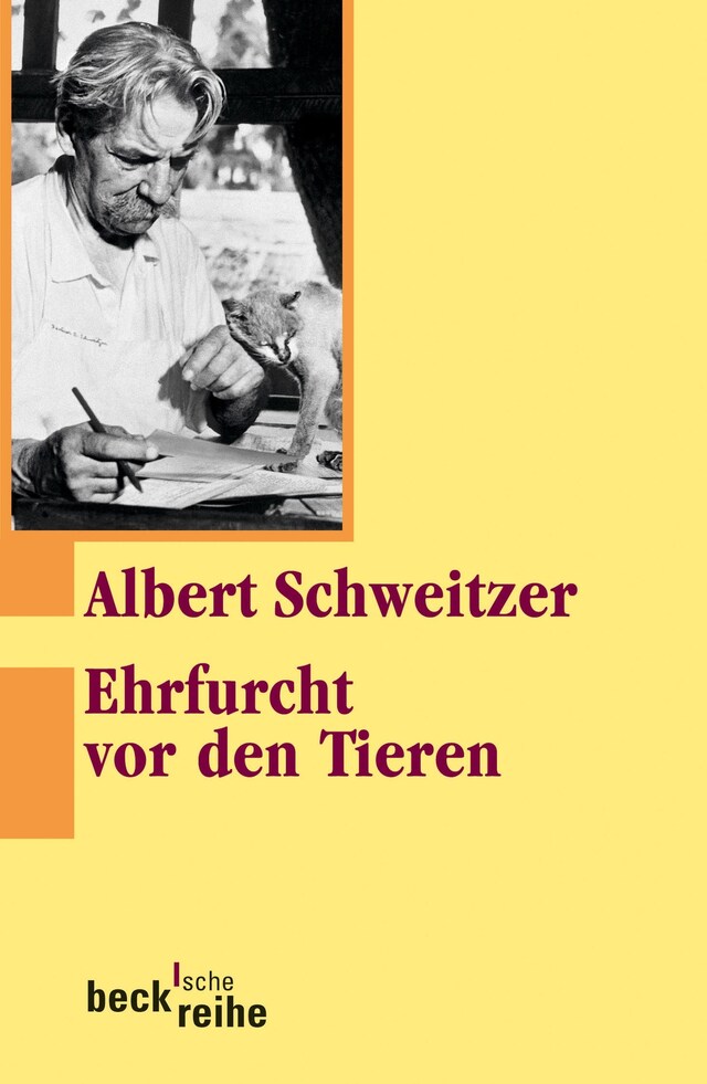 Book cover for Ehrfurcht vor den Tieren