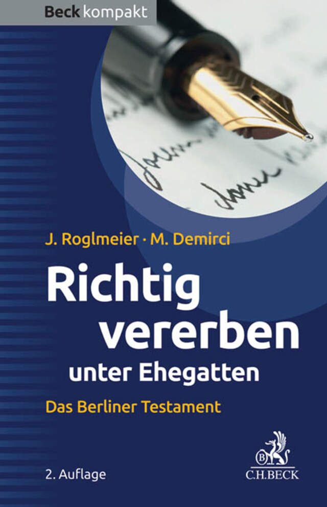 Portada de libro para Richtig vererben unter Ehegatten