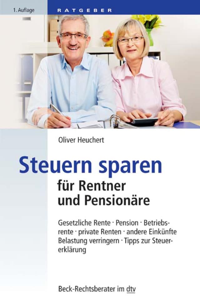 Buchcover für Steuern sparen für Rentner und Pensionäre
