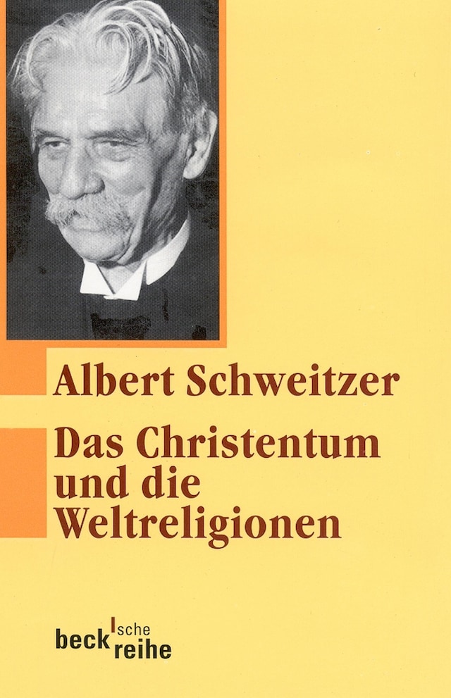 Kirjankansi teokselle Das Christentum und die Weltreligionen