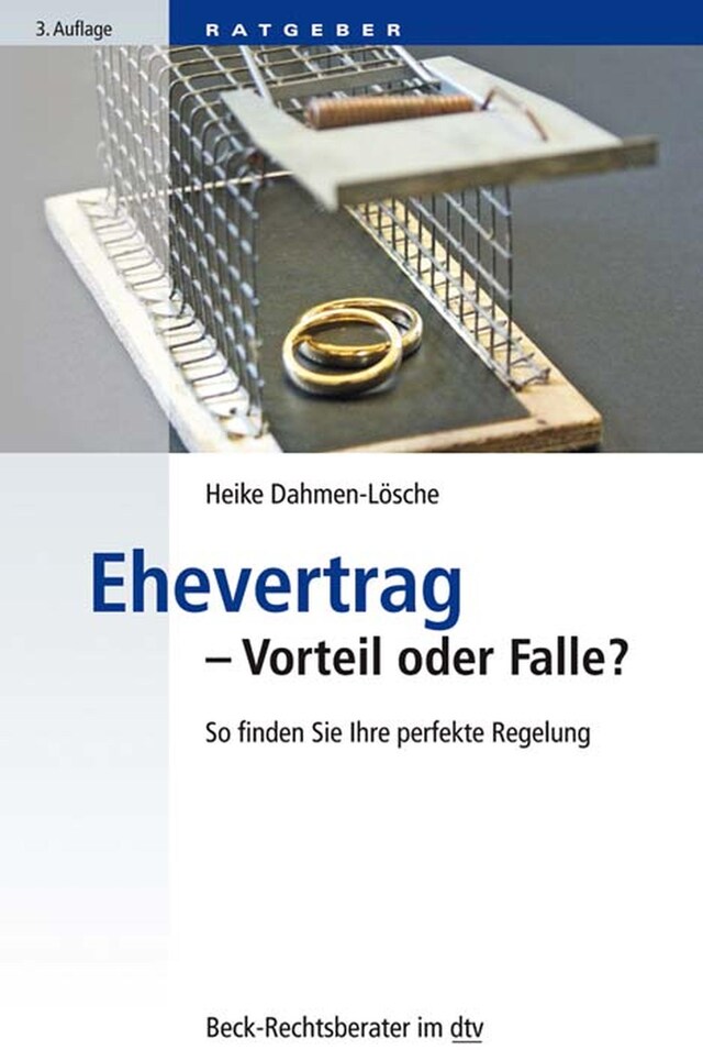 Book cover for Ehevertrag - Vorteil oder Falle?