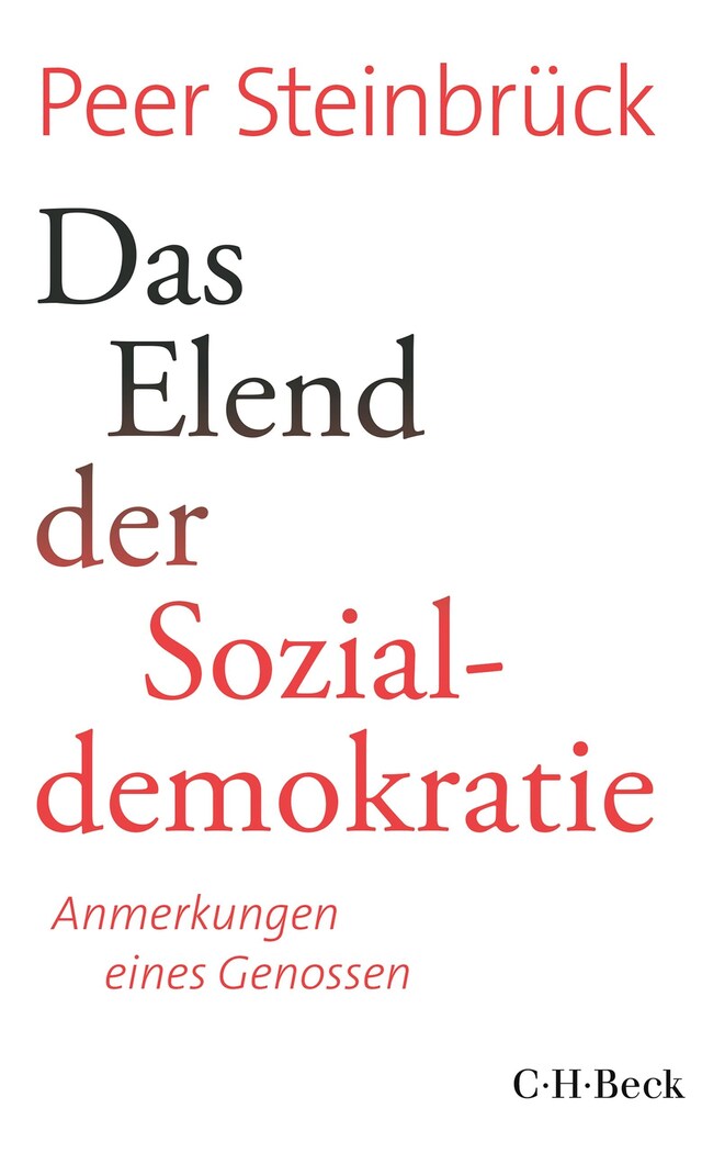 Book cover for Das Elend der Sozialdemokratie