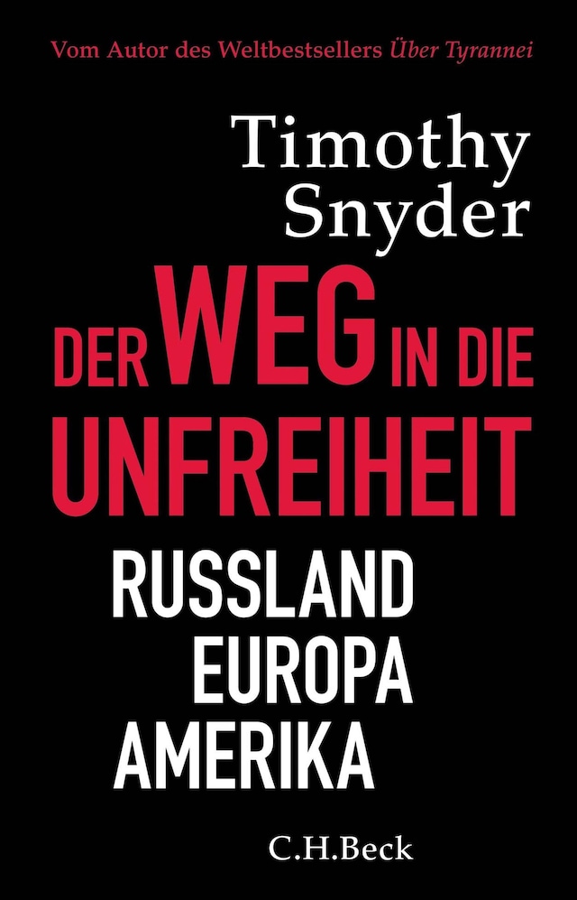 Buchcover für Der Weg in die Unfreiheit