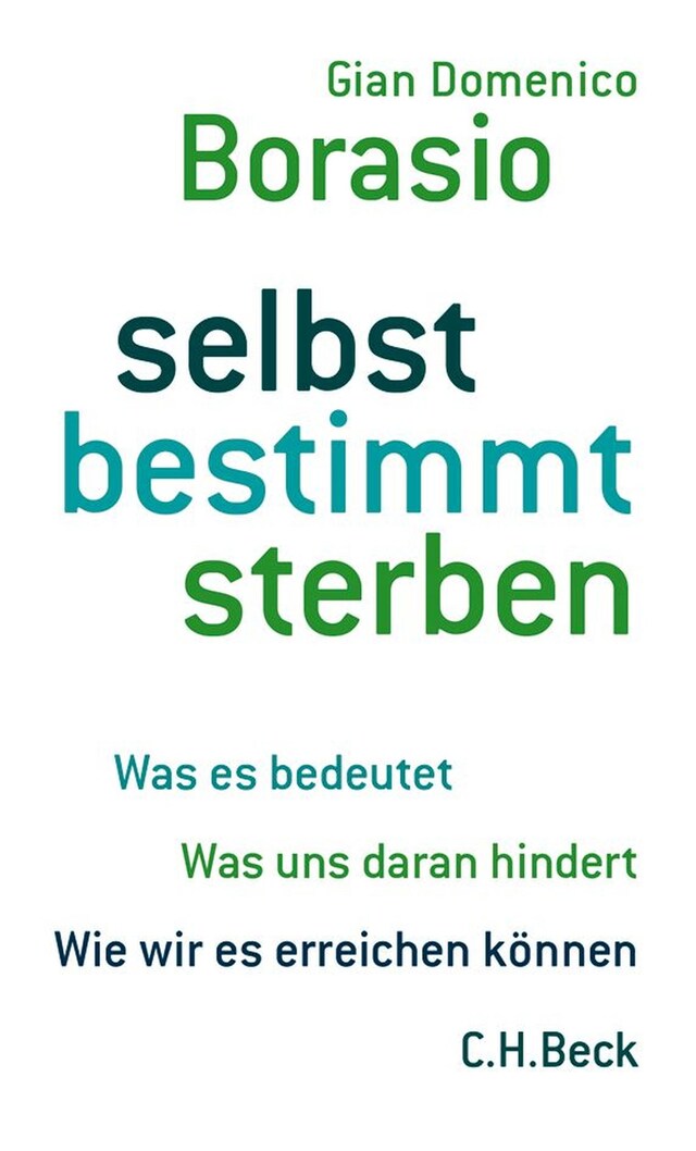 Book cover for selbst bestimmt sterben