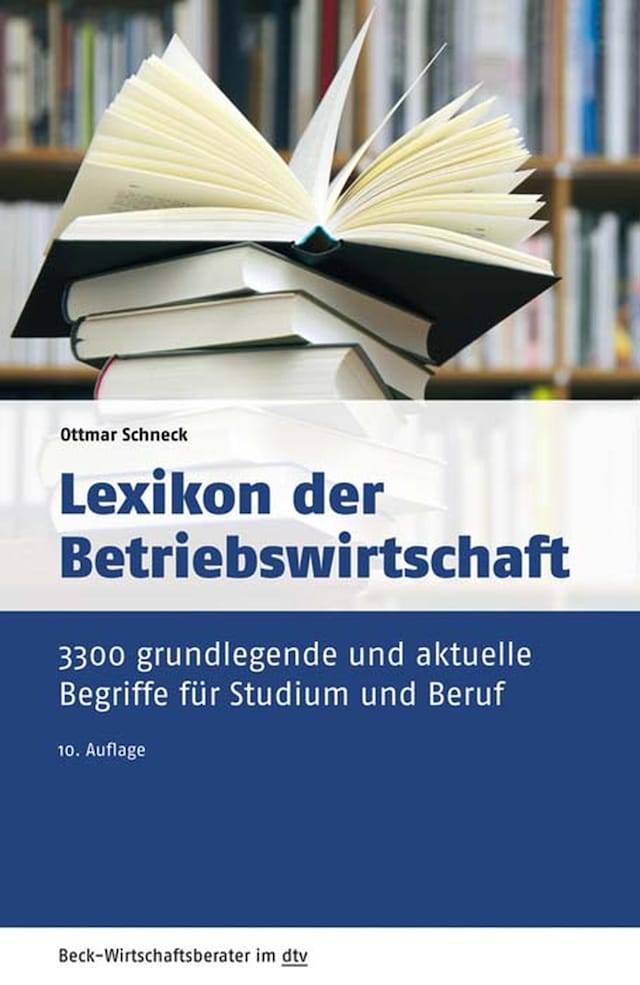 Portada de libro para Lexikon der Betriebswirtschaft