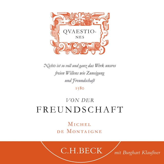 Book cover for Von der Freundschaft