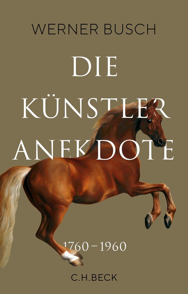 Die Künstleranekdote 1760–1960 Buchcover für Die Künstleranekdote 1760–1960