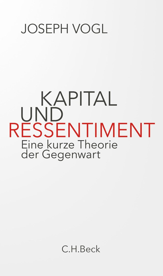 Copertina del libro per Kapital und Ressentiment