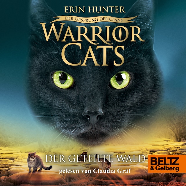Okładka książki dla Warrior Cats - Der Ursprung der Clans. Der geteilte Wald