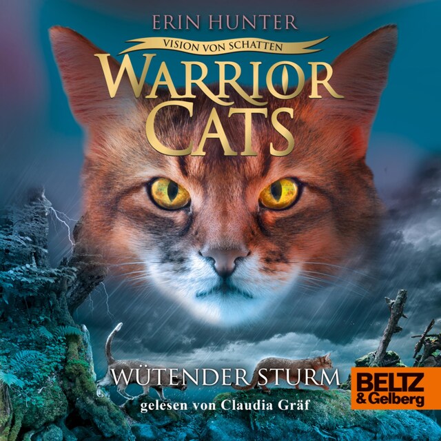 Buchcover für Warrior Cats - Vision von Schatten. Wütender Sturm