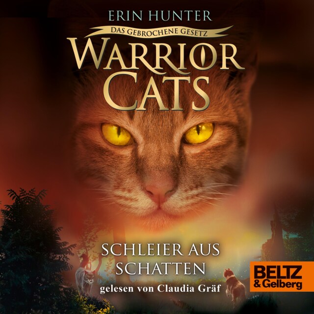 Book cover for Warrior Cats - Das gebrochene Gesetz. Schleier aus Schatten