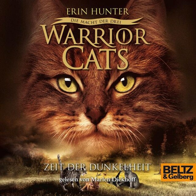 Portada de libro para Warrior Cats - Die Macht der drei. Zeit der Dunkelheit