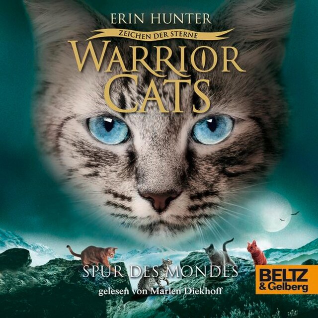 Book cover for Warrior Cats - Zeichen der Sterne. Spur des Mondes