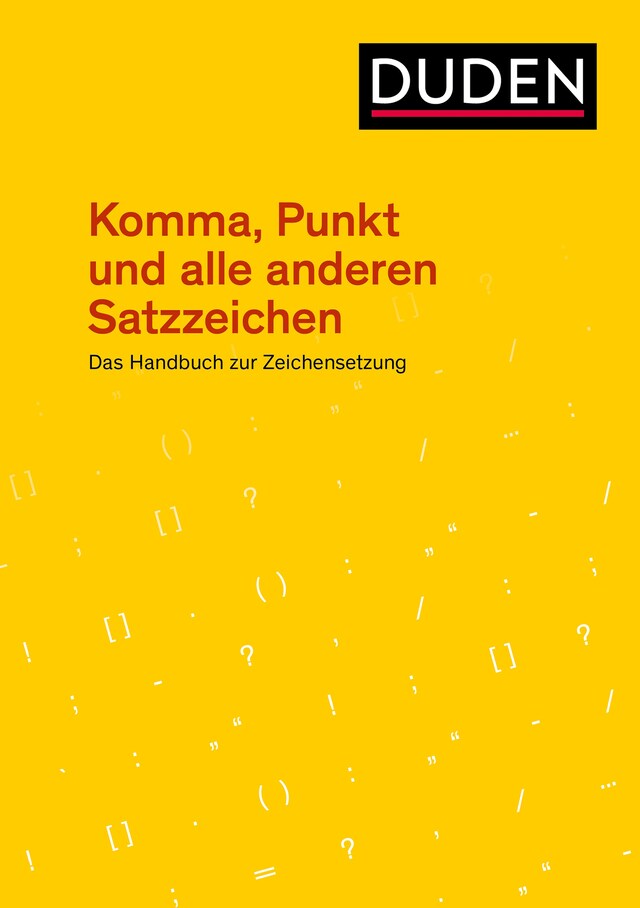 Buchcover für Komma, Punkt und alle anderen Satzzeichen