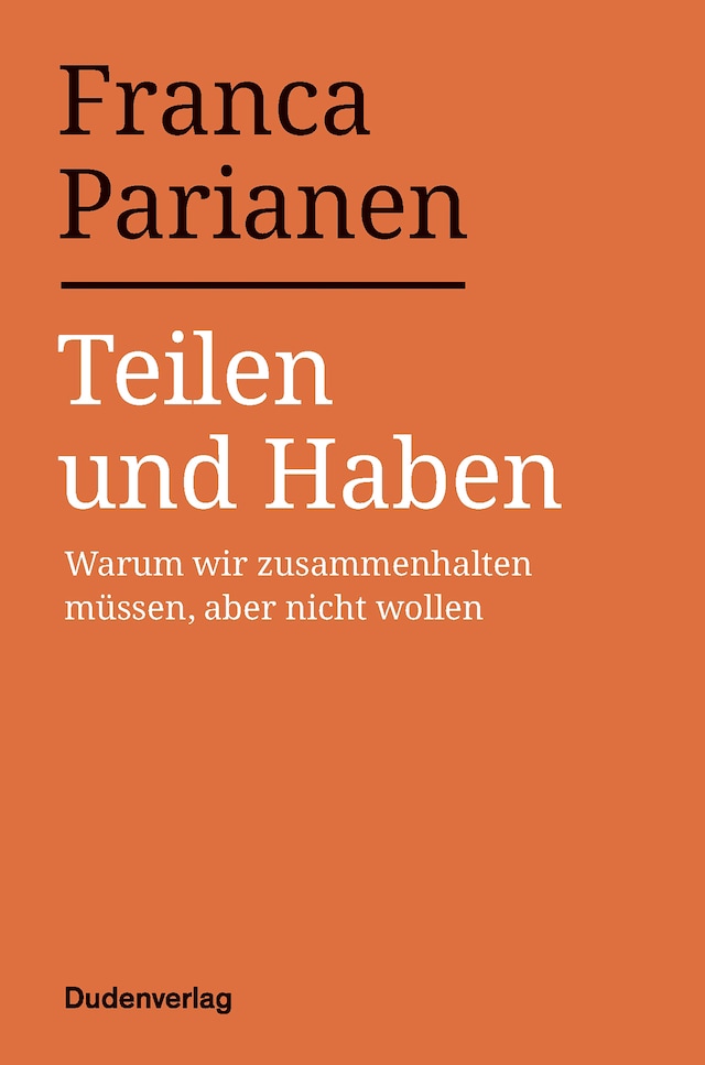 Okładka książki dla Teilen und Haben