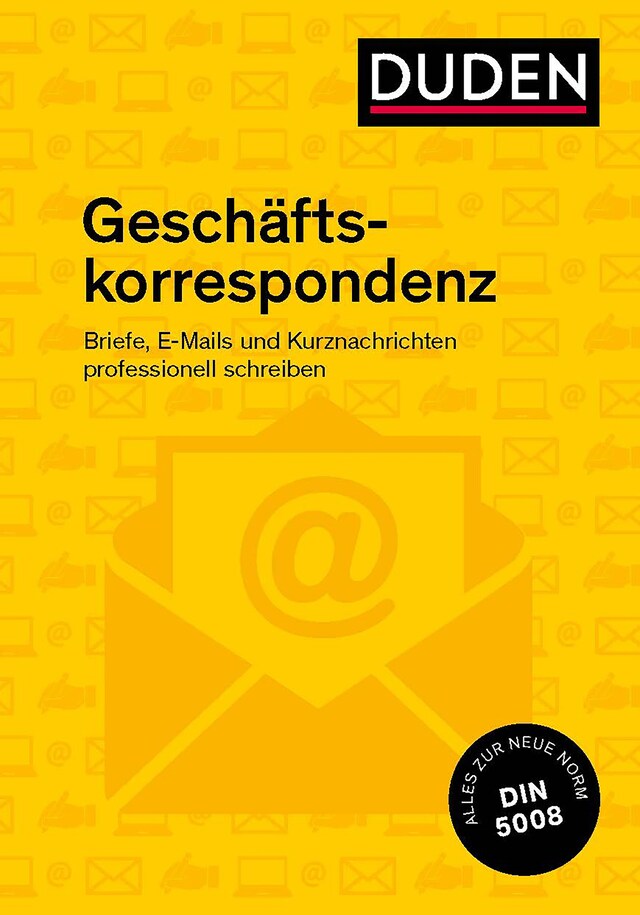 Buchcover für Duden Ratgeber – Geschäftskorrespondenz