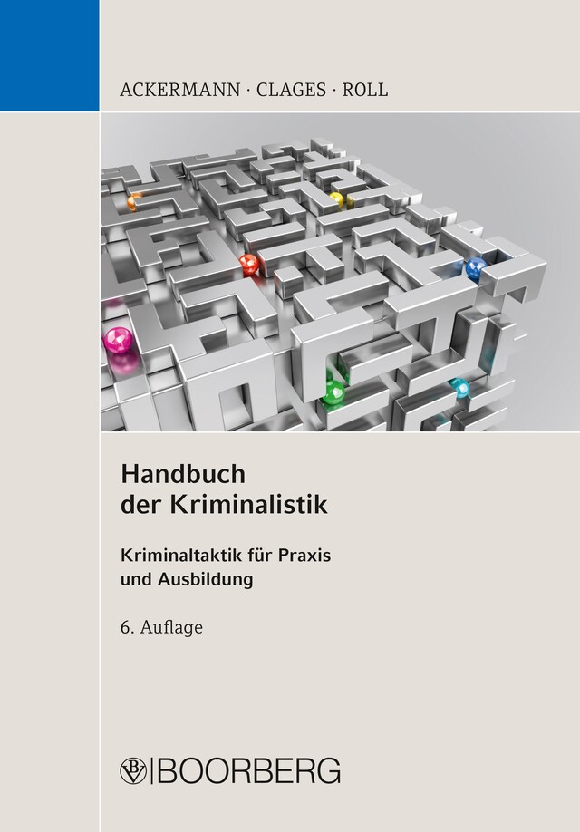 Buchcover für Handbuch der Kriminalistik