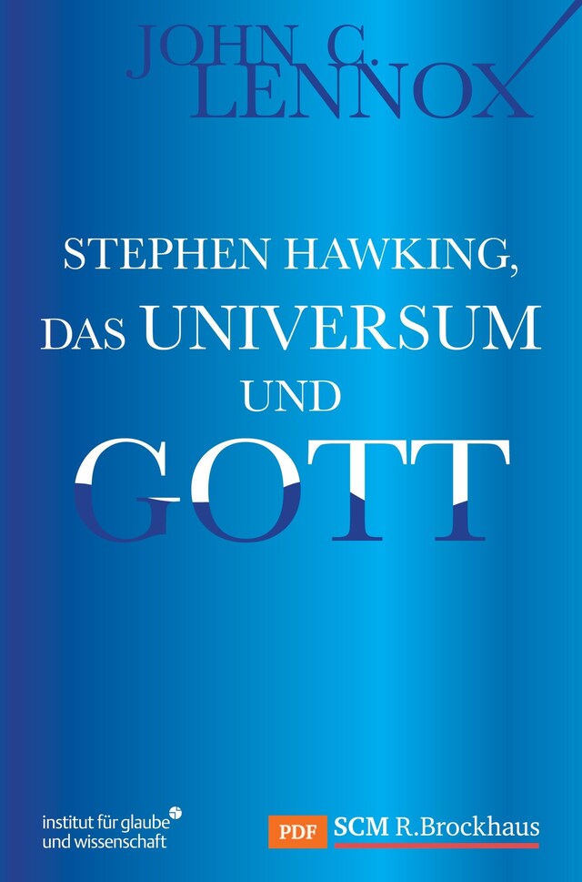 Boekomslag van Stephen Hawking, das Universum und Gott