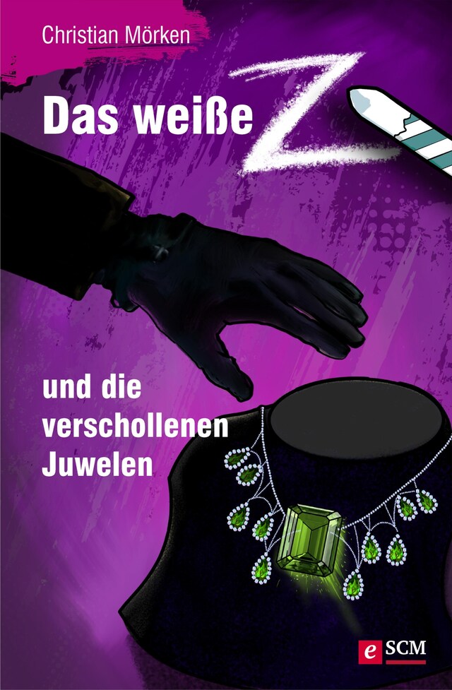 Book cover for Das weiße Z und die verschollenen Juwelen