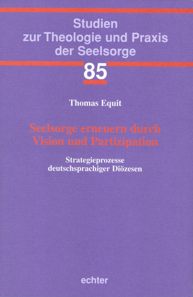 Bogomslag for Seelsorge erneuern durch Vision und Partizipation