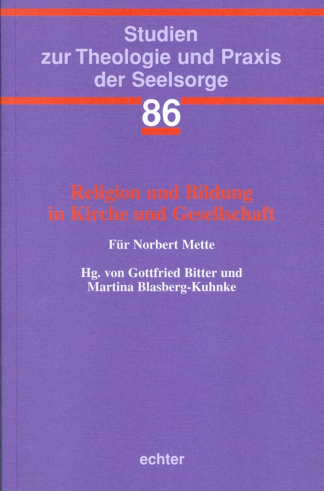 Portada de libro para Religion und Bildung in Kirche und Gesellschaft