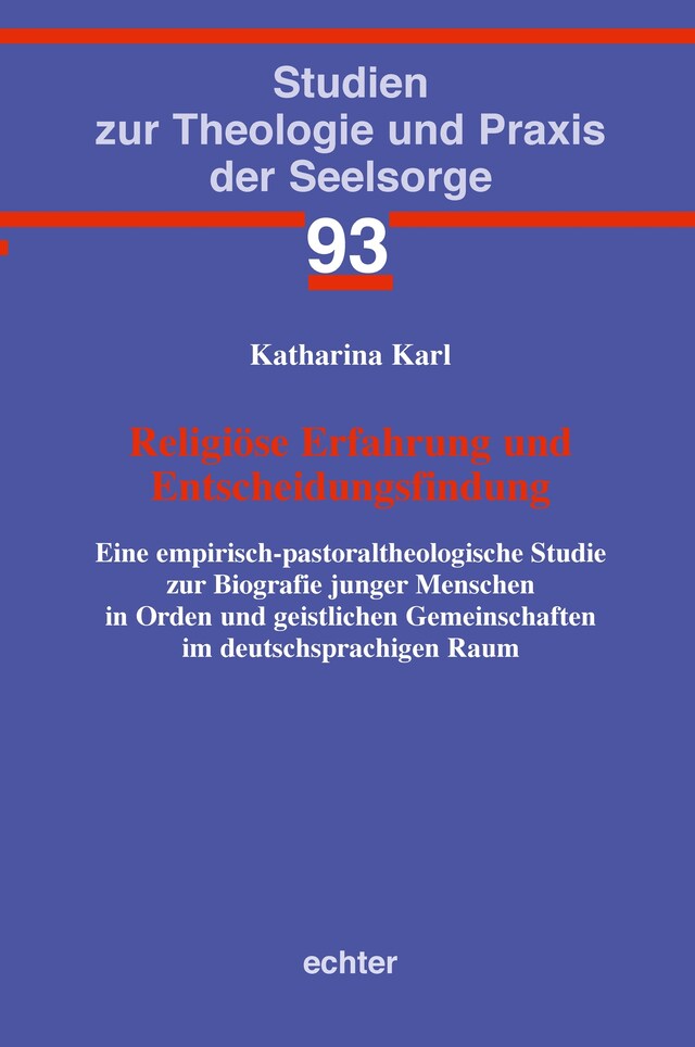 Boekomslag van Religiöse Erfahrung und Entscheidungsfindung