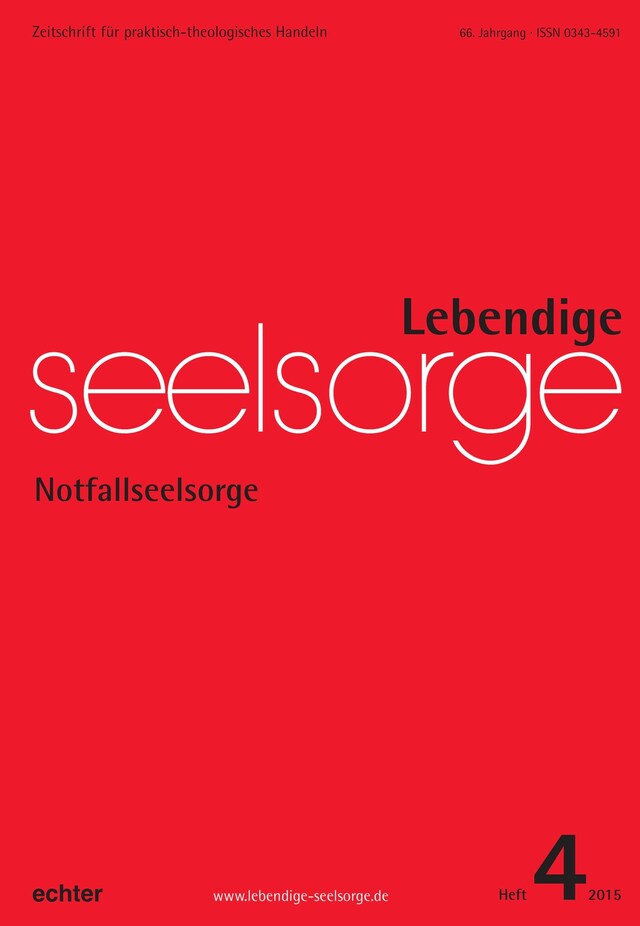 Book cover for Lebendige Seelsorge 4/2015