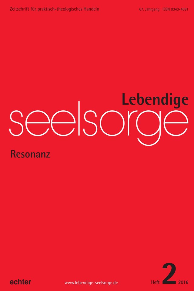 Book cover for Lebendige Seelsorge 2/2016