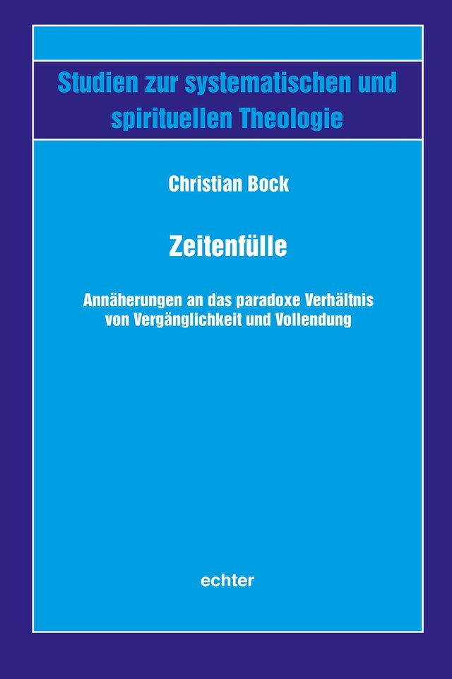 Book cover for Zeitenfülle