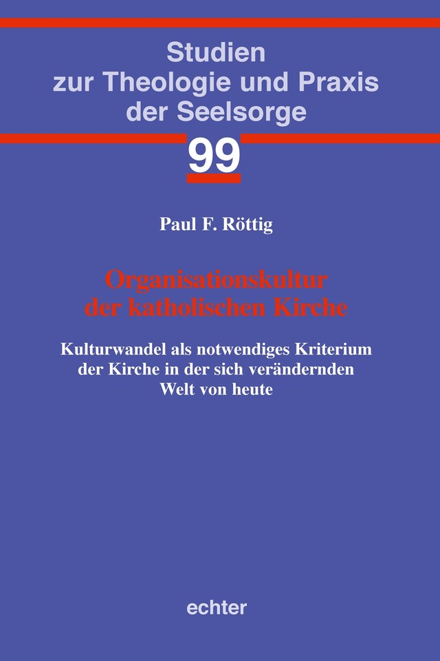 Couverture de livre pour Organisationskultur der katholischen Kirche