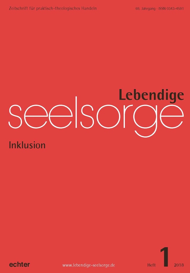 Book cover for Lebendige Seelsorge 1/2018