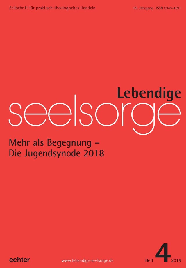 Kirjankansi teokselle Lebendige Seelsorge 4/2018