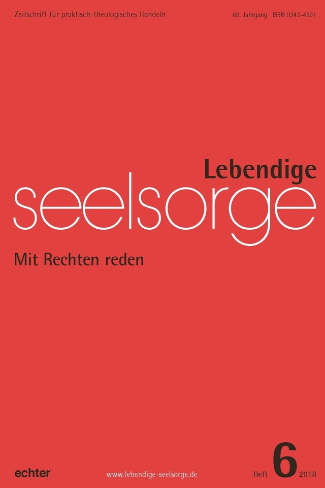 Copertina del libro per Lebendige Seelsorge 6/2018