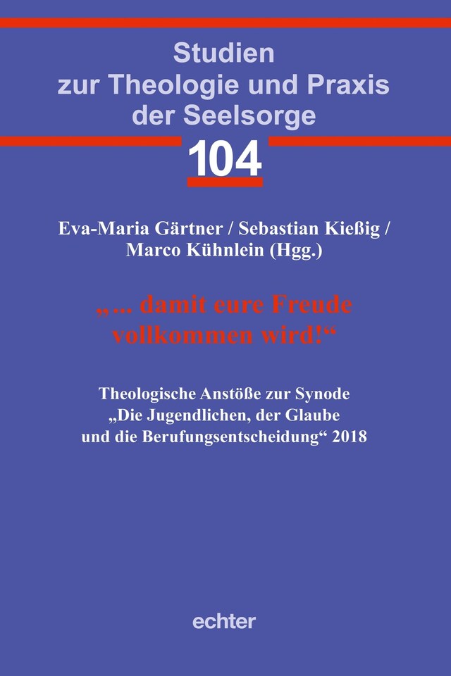 Couverture de livre pour "... damit eure Freude vollkommen wird!"