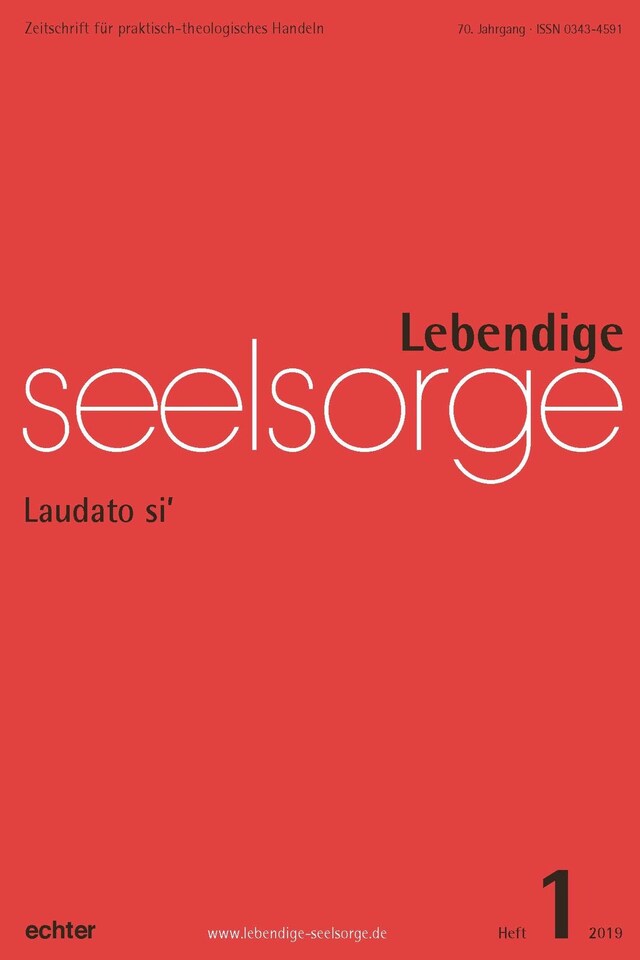 Book cover for Lebendige Seelsorge 1/2019