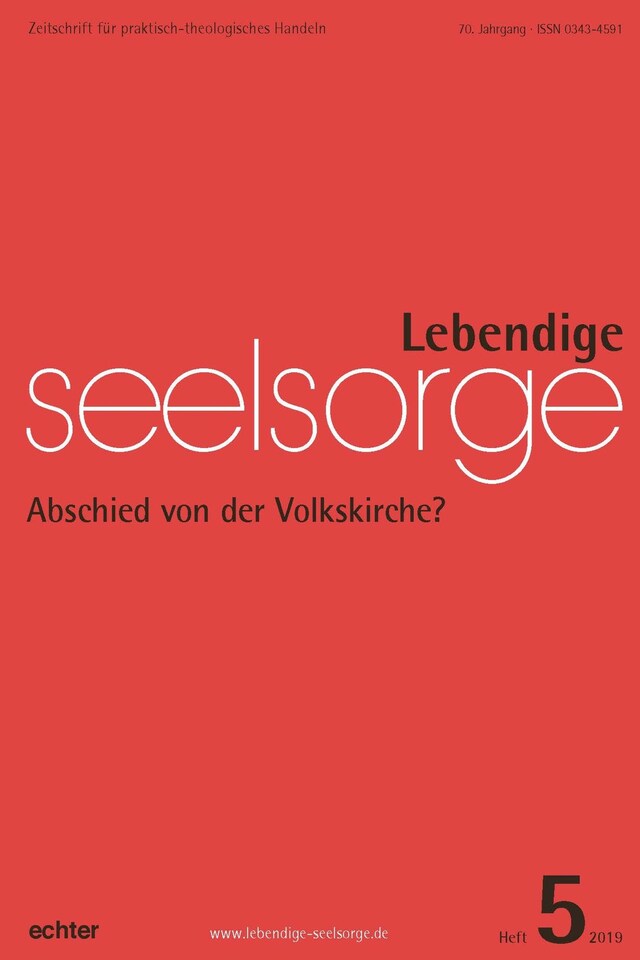 Book cover for Lebendige Seelsorge 5/2019