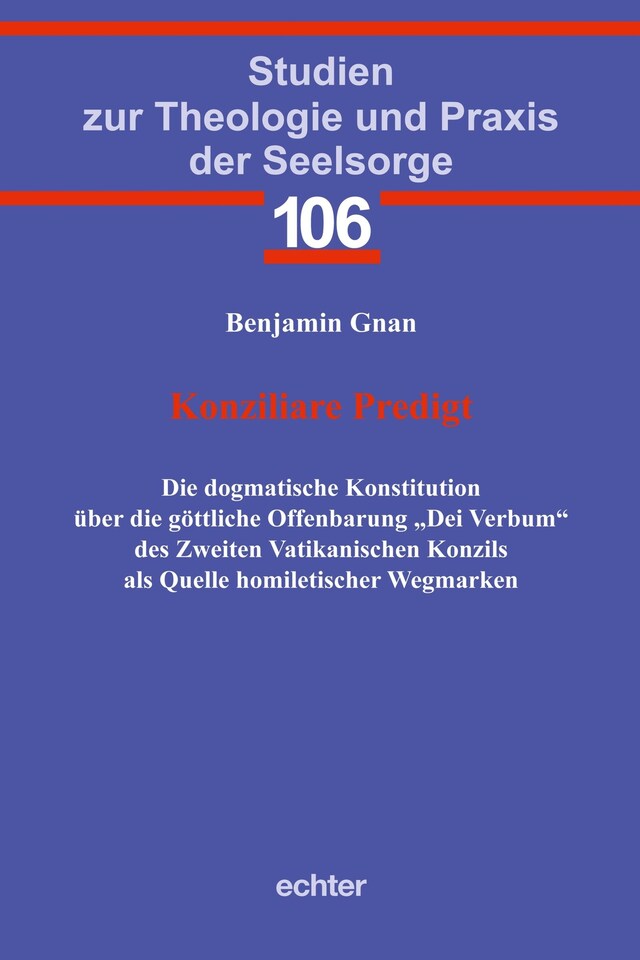 Buchcover für Konziliare Predigt