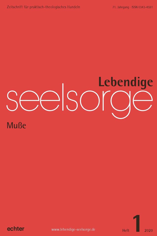 Book cover for Lebendige Seelsorge 1/2020