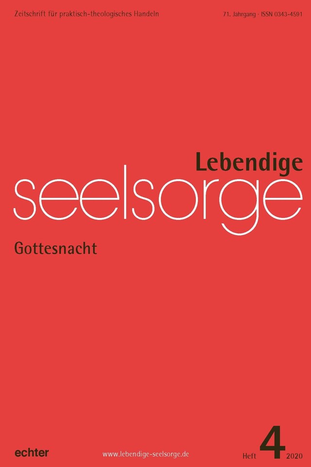 Book cover for Lebendige Seelsorge 4/2020