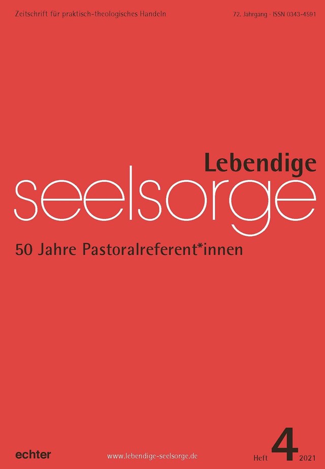 Bogomslag for Lebendige Seelsorge 4/2021