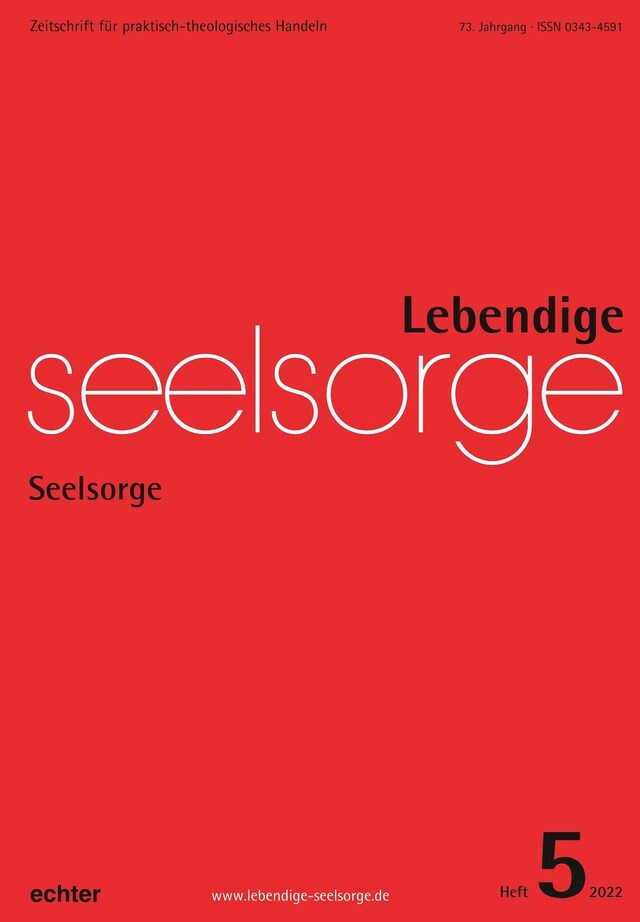 Book cover for Lebendige Seelsorge 5/2022