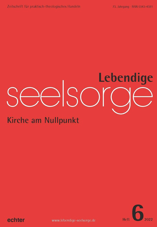 Book cover for Lebendige Seelsorge 6/2022